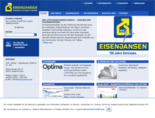 Tablet Screenshot of eisenjansen.com